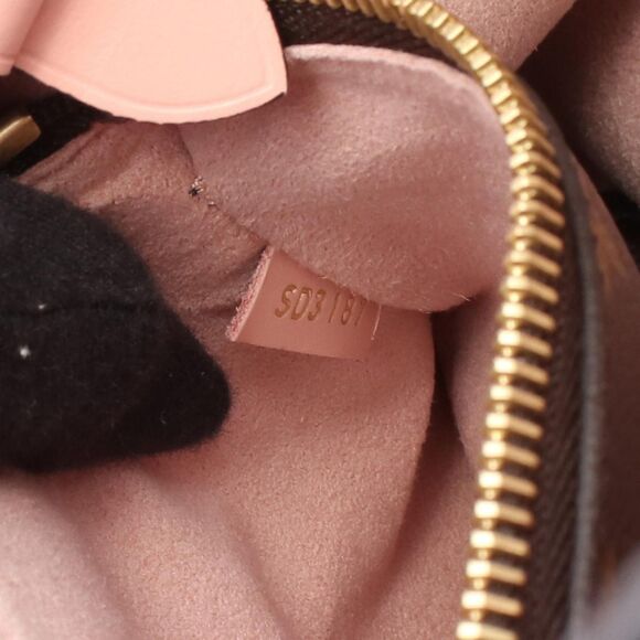 Louis Vuitton Shoulder Bag Neonoe M44022 Rose Poudre Pvc Coated Canvas Leather - Picture 5 of 7